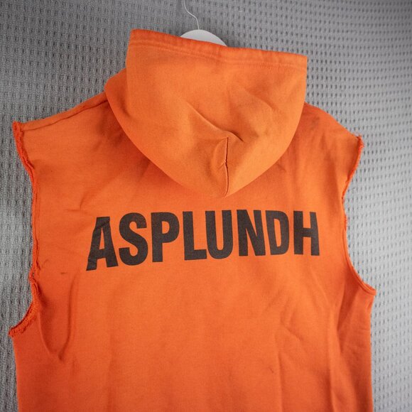 Asplundh Tree Service COmpany Sleeveless Hoodie Mens - Picture 7 of 8